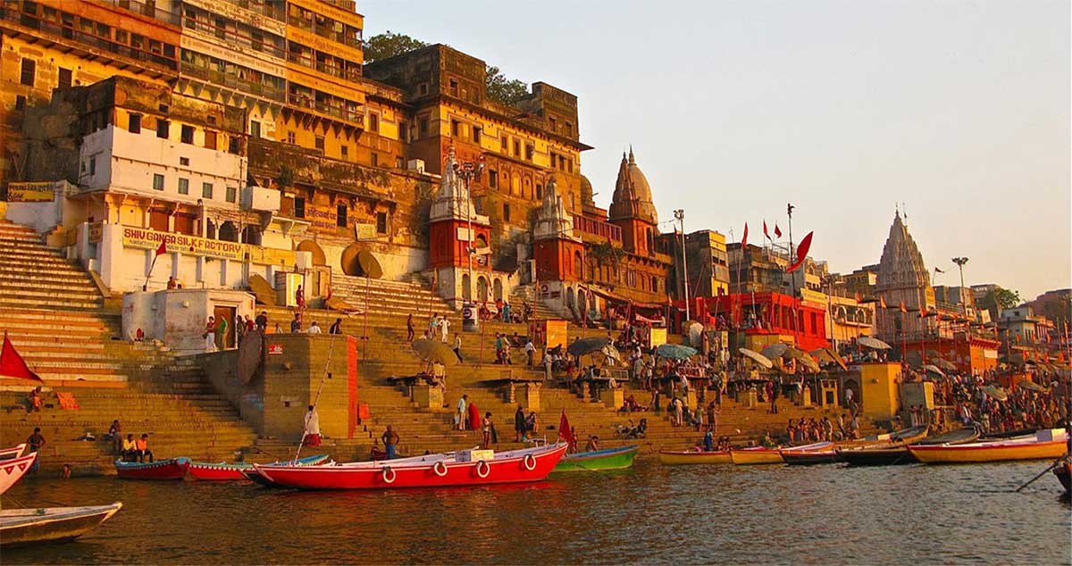 Sunrise on the Ghats of Varanasi